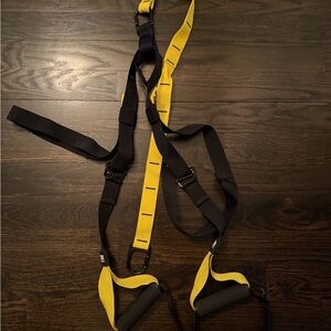 TRX Yellow and Black Suspension Trainer